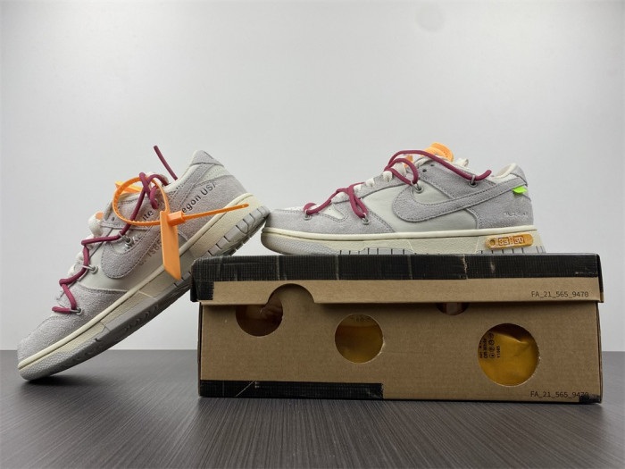 nike dunk low o-w lot 35 dj0950-114