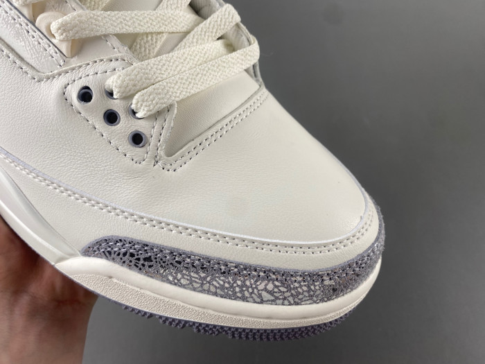 Air Jordan 3 “Sail/Metallic Silver” CK9246-100