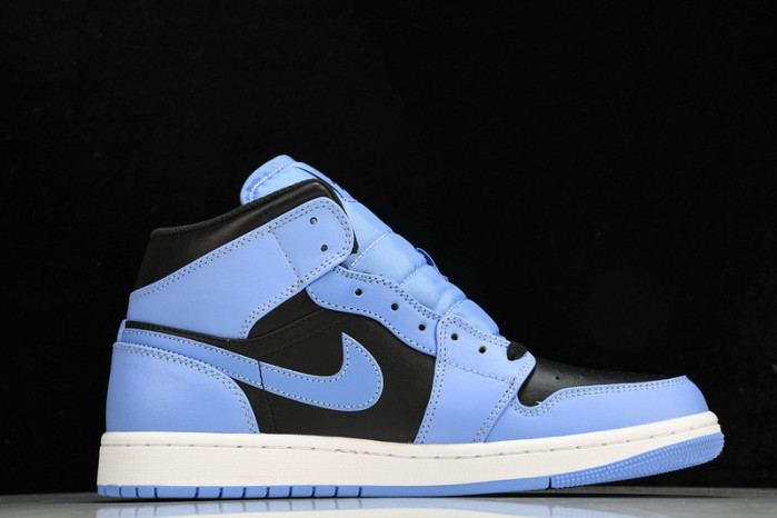 jordan 1 mid university blue black dq8426-401