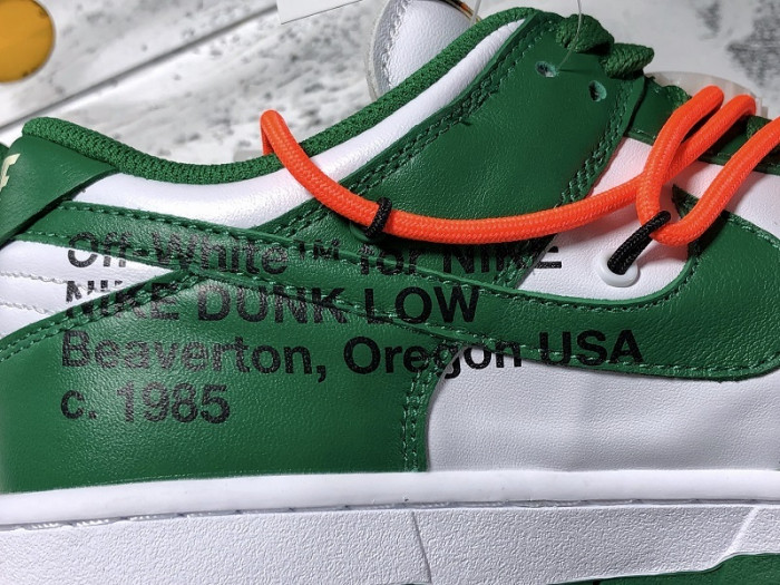 nike dunk low o-w pine green ct0856-100