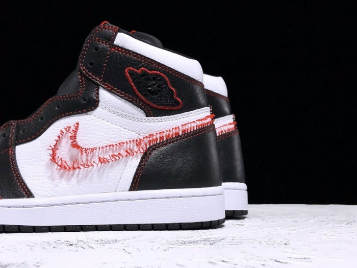 air jordan 1 defiant white black gym red tour yellow cd6579-071