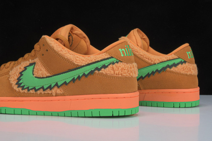 grateful dead nike sb dunk low orange bear cj5378-800