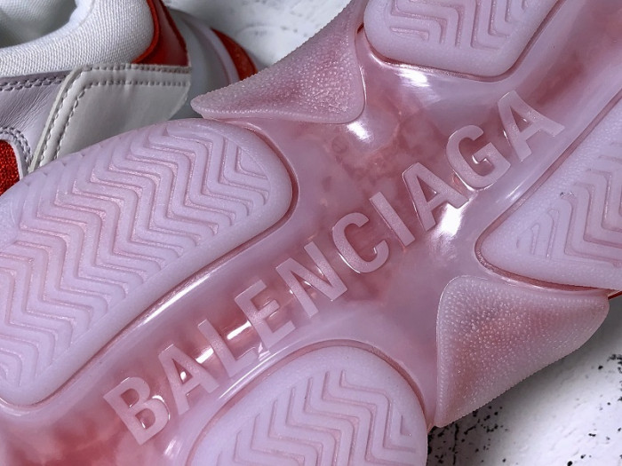blcg sneaker triple.s.gomma white-red-grey